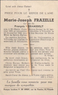 Sainte-Marie, Vilvoorde, Vilvorde, 19489, Marie Frazelle, Verhasselt - Images Religieuses