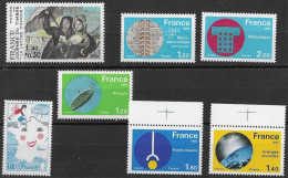 FRANCE N°2124 Et 2125 ** + 2126 à 2130 ** Série Complète  Neufs Sans Charnière Luxe MNH - Ongebruikt