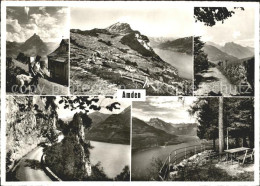 11645943 Amden SG Panorama Leistkamm Walensee Bergbauer Ziege Bergstrasse Betlis - Altri & Non Classificati