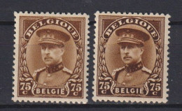 Belgique: COB N° 341 + 341a **, MNH, Neuf(). TB !!! - Neufs