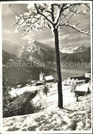 11645933 Amden SG Ortsansicht Mit Kirche Blick Gegen Glarneralpen Betlis - Sonstige & Ohne Zuordnung