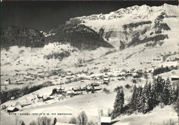 11645919 Amden SG Winterpanorama Mit Mattstock Alpstein Betlis - Autres & Non Classés