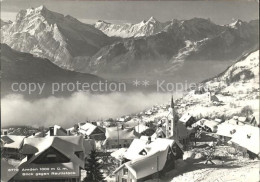 11645918 Amden SG Ortsansicht Mit Kirche Nebelmeer Rautistock Alpenpanorama Betl - Autres & Non Classés