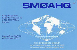 AK 210608 QSL - Sweden - Spanga - Radio Amatoriale