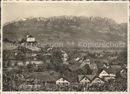 11645905 Werdenberg Ortsansicht Mit Schloss Kreuzberge Appenzeller Alpen Werdenb - Autres & Non Classés