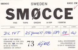 AK 210609 QSL - Sweden - Hägersten - Radio Amatoriale