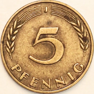 Germany Federal Republic - 5 Pfennig 1967 J, KM# 107 (#4565) - 5 Pfennig