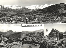 11645859 Ebnat-Kappel Gesamtansicht Mit Alpenpanorama Toggenburgerhaus Im Acker  - Autres & Non Classés