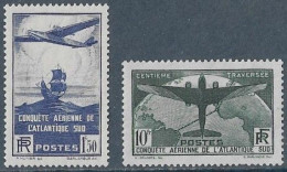 FRANCE N°320 Et 321  (*)     Neufs Sans Gomme - Unused Stamps