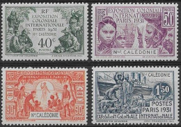 N. CALEDONIE N°162 à 165 ** 4 Valeurs Série Complète Neuve Sans Charnière Luxe MNH - Unused Stamps