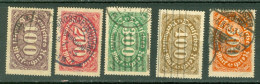 Allemagne  Michel   219/223   Ob  TB    - Usados