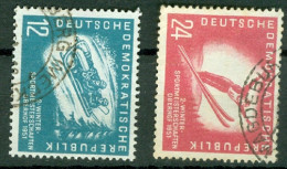 DDR    Yvert  32/33    Ou  Michel  280/281  Ob   B/TB   - Used Stamps