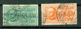 Italie    Michel  414 Et 436   Ou  Sassone  Express 15/16 Ob  TB   - Poste Exprèsse