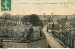 CPA Evreux-Vue Générale Prise De La Passerelle-Timbre      L1068 - Evreux