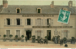 CPA Pacy Sur Eure-Hôtel Du Lion D'Or-Timbre      L1066 - Pacy-sur-Eure