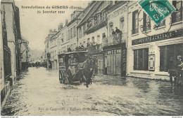 CPA Inondation De Gisors-25 Janvier 1910-Société Générale-Timbre      L1066 - Gisors