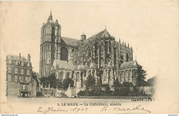 CPA Le Mans-Cathédrale-Timbre   L1061 - Le Mans