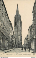 CPA Coutances-Rue Tancrède Et La Cathédrale   L1060 - Coutances