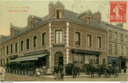 CPA Pacy Sur Eure-Café De La Poste-Timbre   L1059 - Pacy-sur-Eure