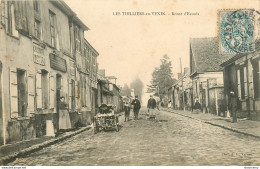 CPA Les Thilliers En Vexin-Route D'Ecouis-Timbre   L1059 - Otros & Sin Clasificación