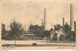 CPA Reims-Jardins Du Pont De Vesle-Timbre   L1058 - Reims