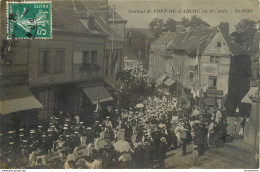 CPA Festival De Pont De L'Arche Du 1er Août-Le Défilé-Timbre    L1057 - Otros & Sin Clasificación