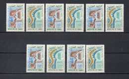 MAROC N°  448 + 449  CINQ EXEMPLAIRES  NEUFS SANS CHARNIERE  COTE 11.00€    POISSON ANIMAUX AQUARIUM FAUNE - Morocco (1956-...)