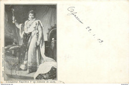 CPA L'empereur Napoléon 1er En Costume De Sacre-Timbre    L1054 - Historische Persönlichkeiten