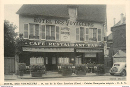 CPA Louviers-Hôtel Des Voyageurs    L1052 - Louviers