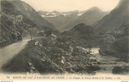 CPA Route De Luz à Gavarnie Au Chaos-Le Casque ,la Fausse Bréche Et Le Taillon    L1051 - Luz Saint Sauveur