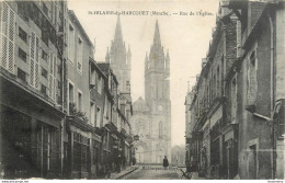 CPA St Hilaire Du Harcouet-Rue De L'église    L1050 - Saint Hilaire Du Harcouet