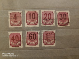 Hungary	Horn Fillers (F96) - Used Stamps