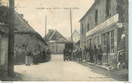 CPA Villers Sur Le Roule-Route De Gaillon-Timbre     L1048 - Otros & Sin Clasificación