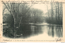 CPA Le Tour De Marne-La Marne En Aval Du Pont De Champigny-Timbre    L1047 - Andere & Zonder Classificatie