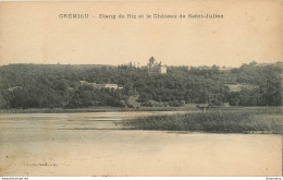 CPA Crémieu-Etang De Riz Et Le Château De Saint Julien   L1046 - Crémieu