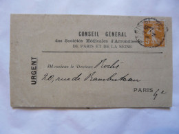 CONVOCATION - Réunion Du CONSEIL GENERAL Des Sociétés Médicales D'Arrondissement De PARIS ET DE LA SEINE 1924 - Documentos Históricos