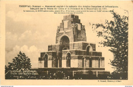 CPA Thiepval-Monument Anglais-Timbre       L1101 - Andere & Zonder Classificatie