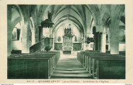 CPA Quarre Les Tombes-Intérieur De L'église       L1103 - Quarre Les Tombes
