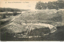 CPA Ruines De Champlieu-Le Théâtre         L1091 - Other & Unclassified