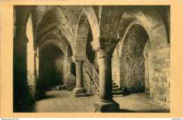 CPA Abbaye Du Mont Saint Michel-Salle De L'Aquilion-Timbre     L1083 - Le Mont Saint Michel