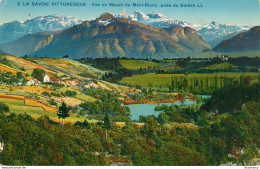 CPA Savoie-Vue Du Massif Du Mont Blanc Prise Du Salève     L1083 - Sonstige & Ohne Zuordnung