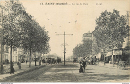 CPA Saint Mandé-La Rue De Paris     L1236 - Saint Mande