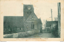 CPA Vaux Sous Coulombs-L'église        L1234 - Sonstige & Ohne Zuordnung