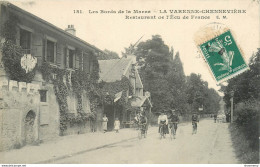 CPA La Varenne Chennevière-Restaurant De L'écu De France-Timbre     L1226 - Saint Maur Des Fosses