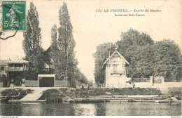 CPA Le Perreux Sur Marne-Bords De Marne-Boulevard Sadi Carnot-Timbre   L1226 - Le Perreux Sur Marne