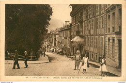 CPA Eaux Bonnes-Grand Hôtel De France Et Jardin Darralde-animée   L1195 - Eaux Bonnes