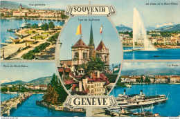 CPA Genève-Multivues     L1175 - Genève