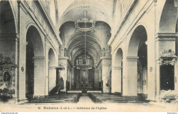 CPA Richelieu-Intérieur De L'église    L1105 - Autres & Non Classés