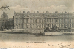 CPA Versailles-Façade Sur Les Jardins-Timbre   L1330 - Versailles (Castello)