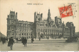 CPA Paris-Hôtel De Ville-Timbre   L1330 - Otros Monumentos